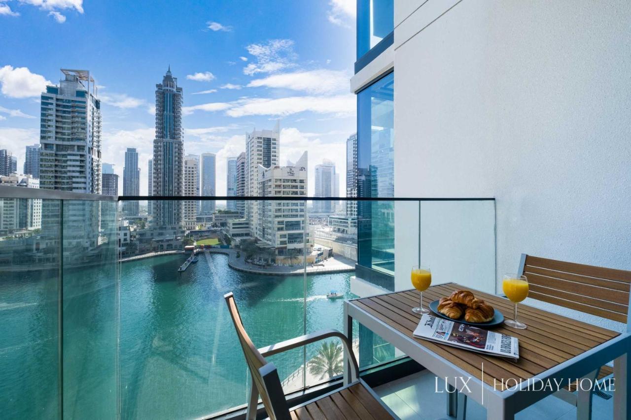 Lux - Contemporary Suite With Full Marina View Dubái Exterior foto